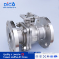 JIS 10K ISO5211 Pad 2PC Flange Ball Valve